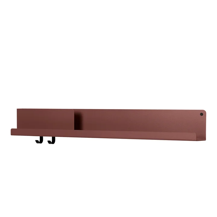 Muuto - Folded shelves 96 x 13 cm, deep red