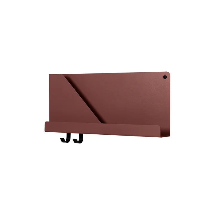 Muuto - Folded shelves 51 x 22 cm, deep red