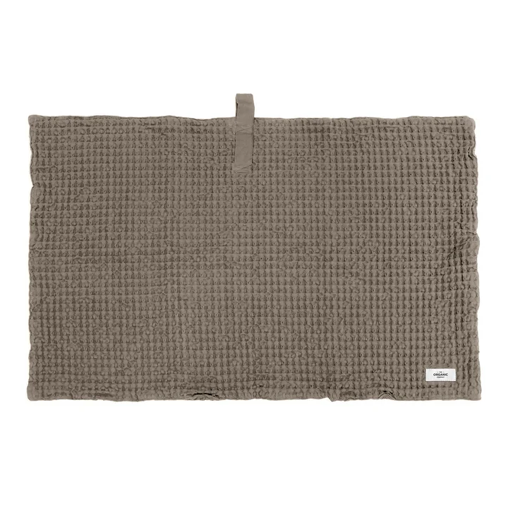 Big Waffle Bath mat, 55 x 80 cm, clay from The Organic Company