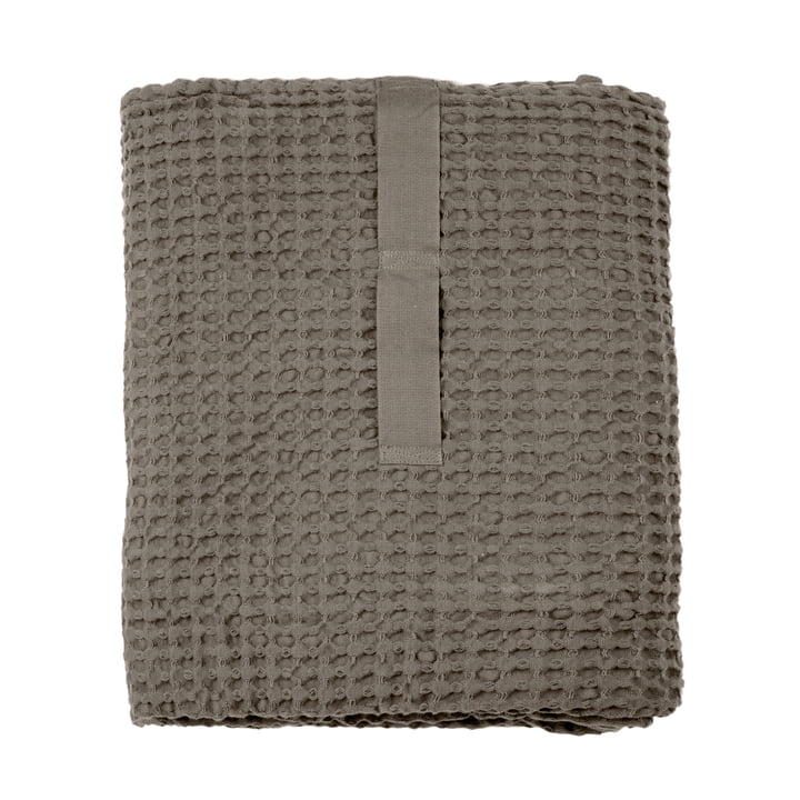 Big Waffle Bath towel & Blanket, 100 x 150 cm, clay from The Organic Company