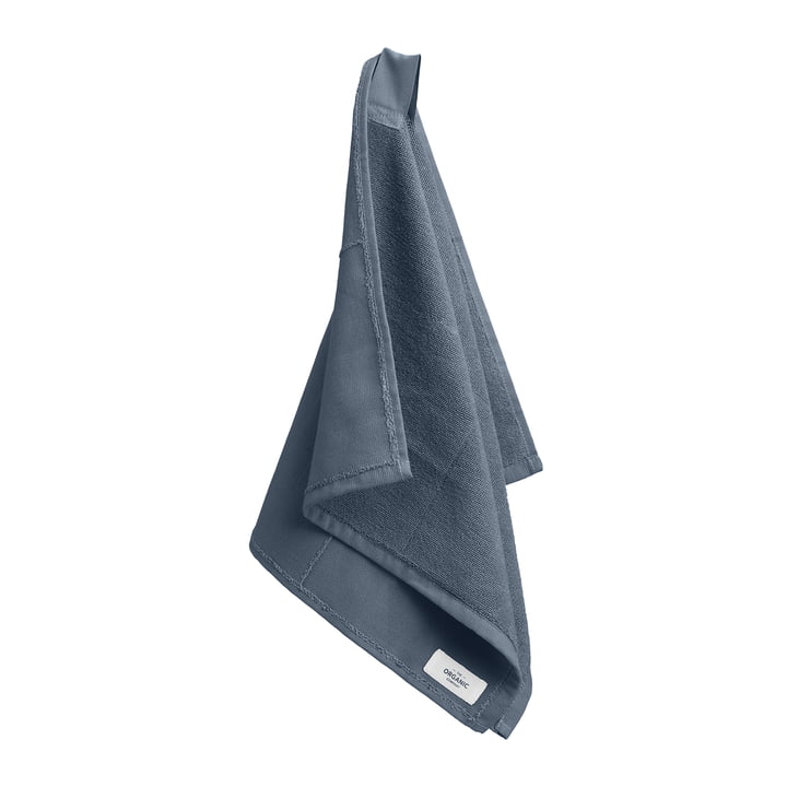 Calm Towel, 40 x 70 cm, gray / blue from The Organic Company