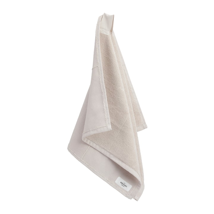 Calm Towel, 40 x 70 cm, stone from The Organic Company