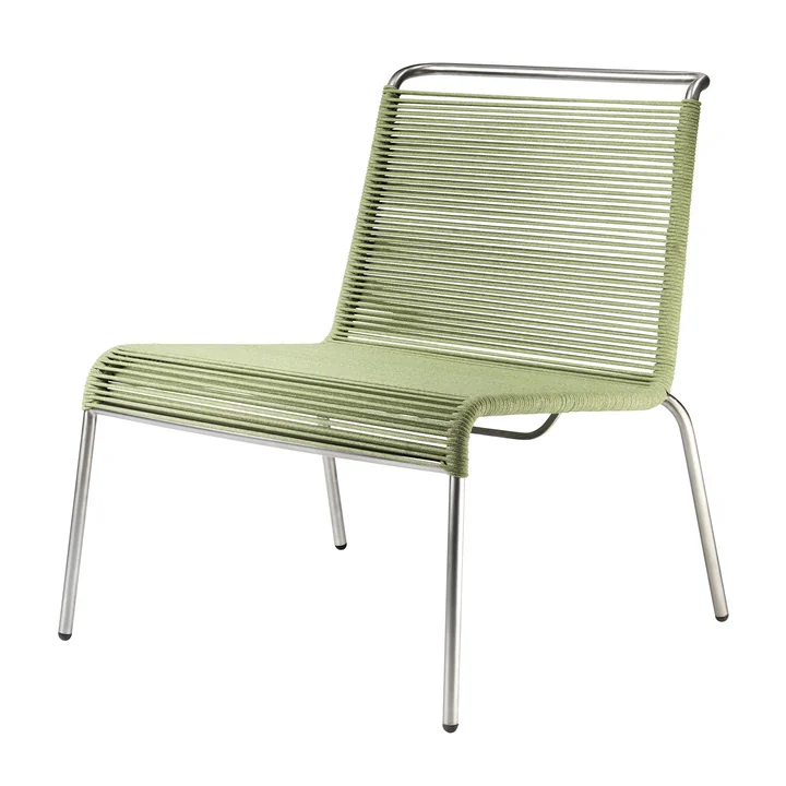 M20L Teglgård Lounge chair outdoor, cord green from FDB Møbler