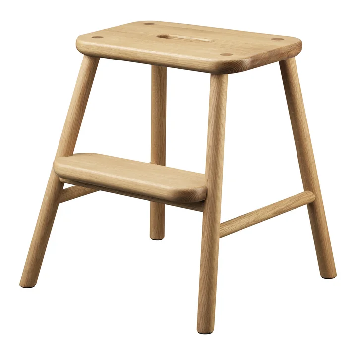J180 Sønderup Step stool, natural oak from FDB Møbler