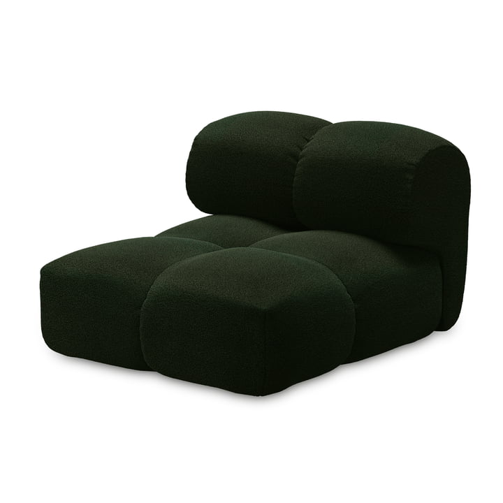 OUT Objekte unserer Tage - Sander Lounge chair, moss green (Hug Me 032 by Chivasso)