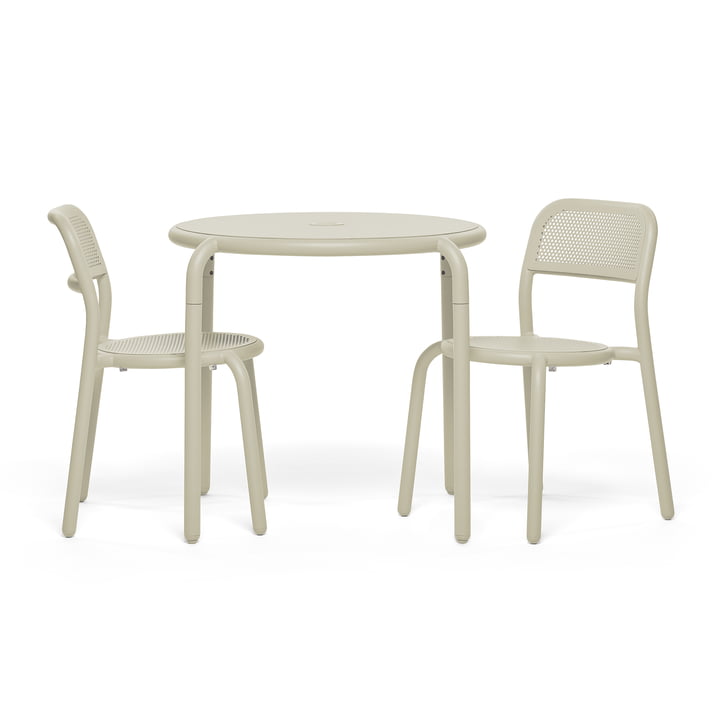 Fatboy - Toní Bistro table + garden chair, desert (powder coated)