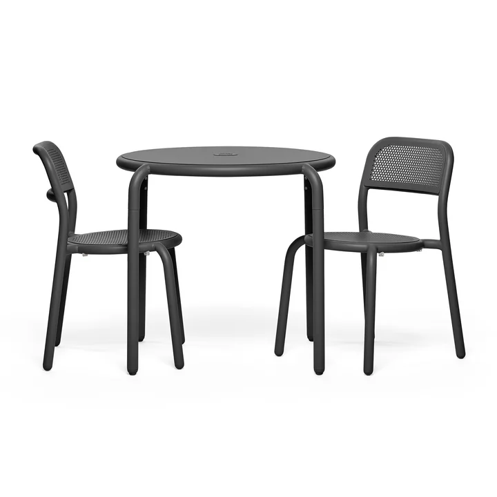 Fatboy - Toní Bistro table + garden chair, anthracite (powder-coated)
