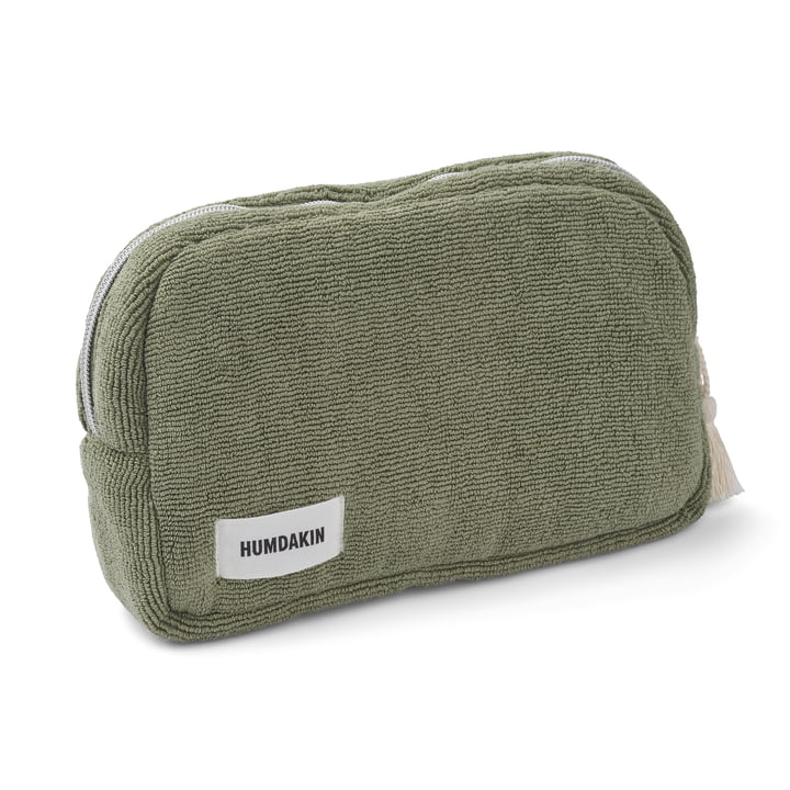 Humdakin - Toiletry bag made of terry cloth, green tea