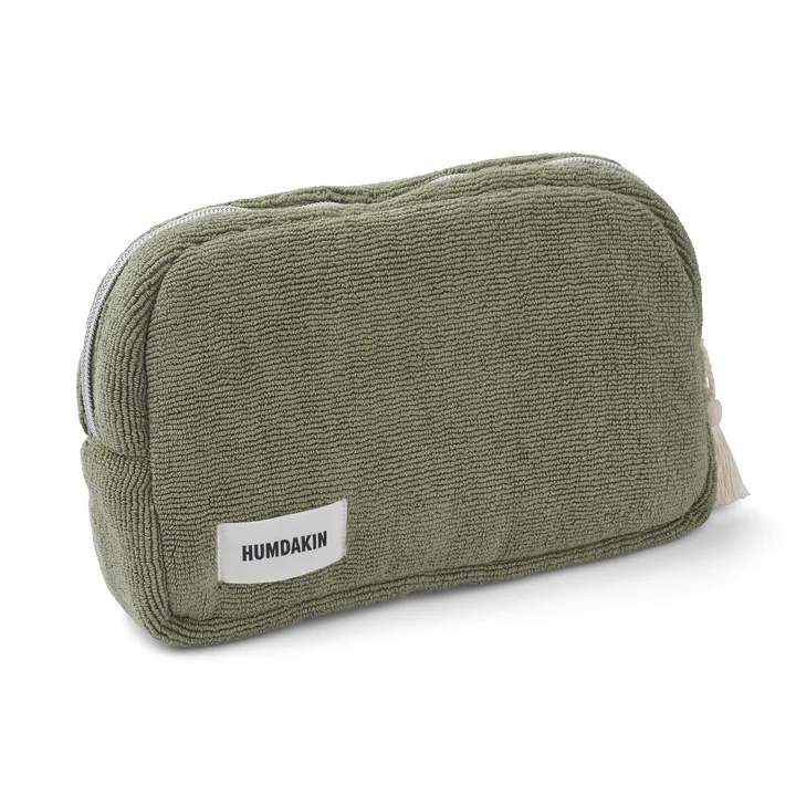 Humdakin - Toiletry bag made of terry cloth, green tea