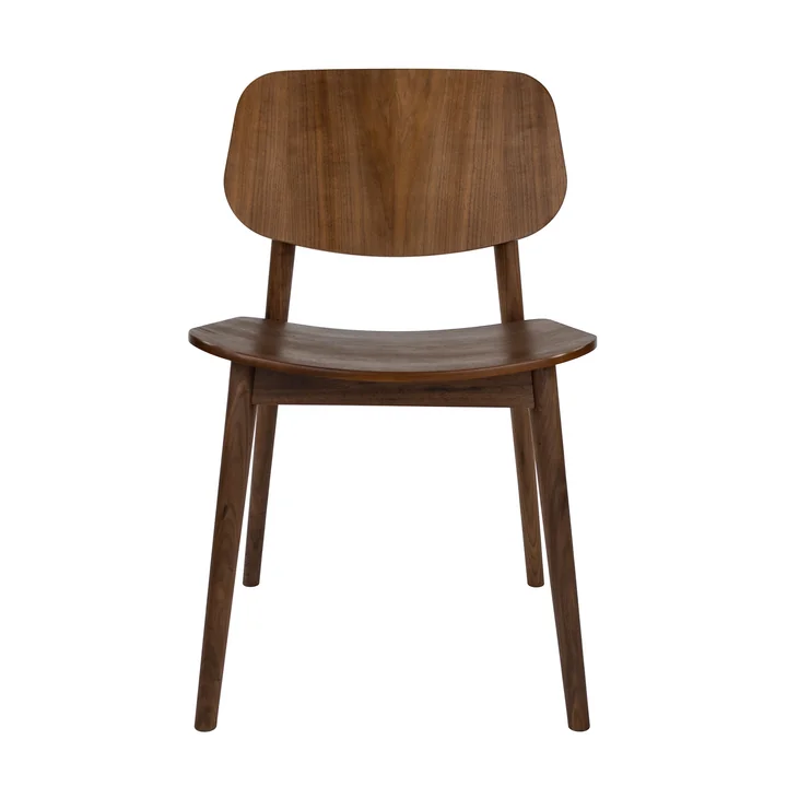 Studio Zondag - Baas Dining Chair Solid and Veneer, oiled walnut
