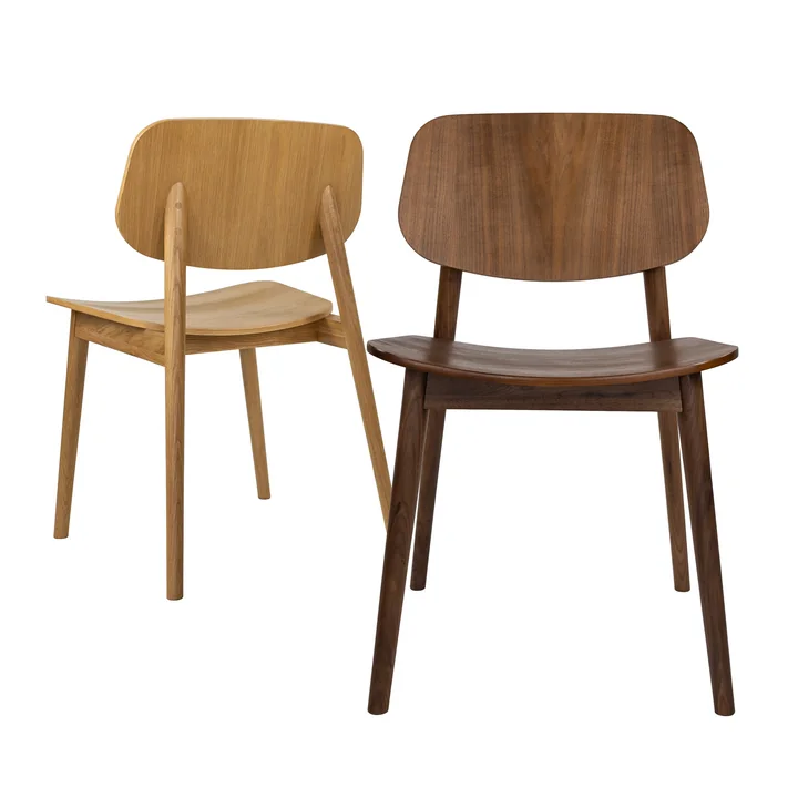 Studio Zondag - Baas Dining Chair Solid and Veneer, oiled oak