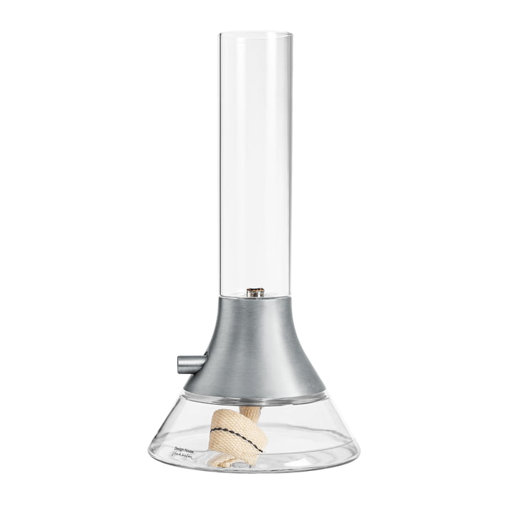 DesignHouseStockholm - Fyr Oil lamp, clear / silver