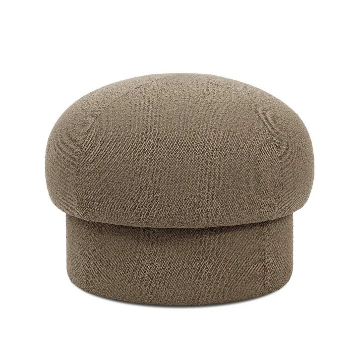 DesignHouseStockholm - Uno Pouf, Ø 65 cm, brown