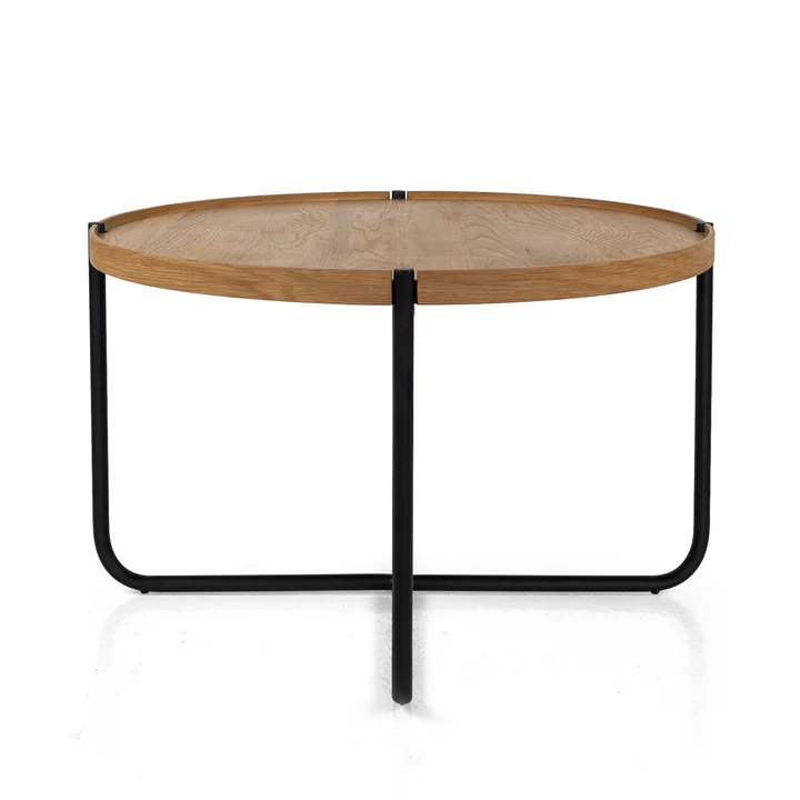 Studio Zondag - Licht Coffee Table Ø 60 cm, oak / black