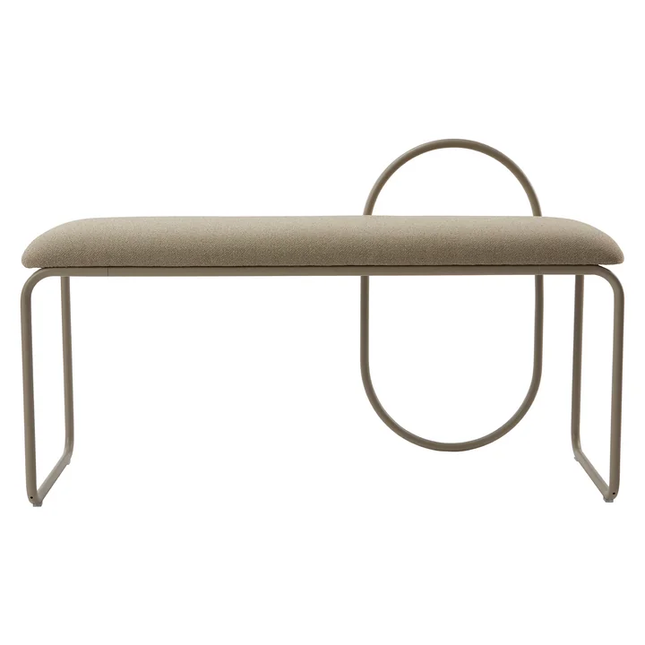 Angui bench from AYTM in the finish taupe