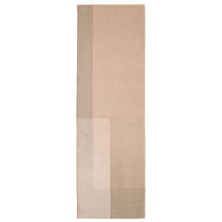 Haze 4 carpet runner, 80 x 240 cm, beige / taupe from Nanimarquina