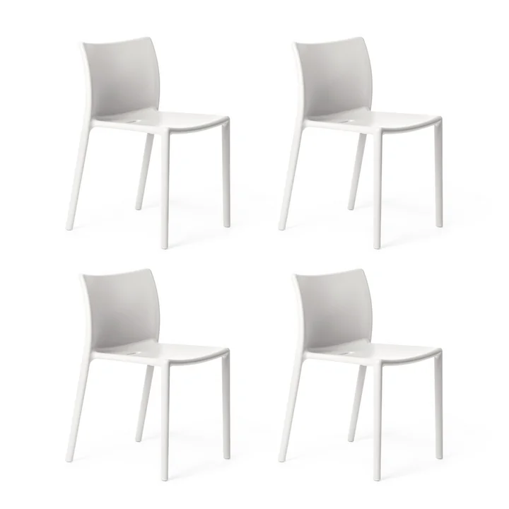 Magis - Air Ch air Outdoor chair, matt white (set of 4)