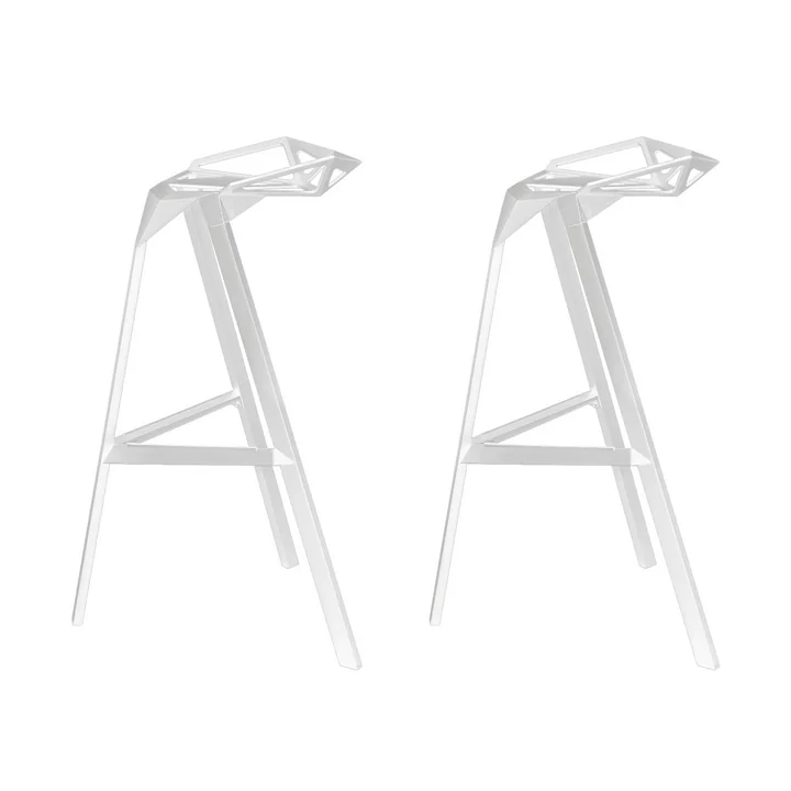 Magis - Stool One Stool, H 74 cm, white (set of 2)