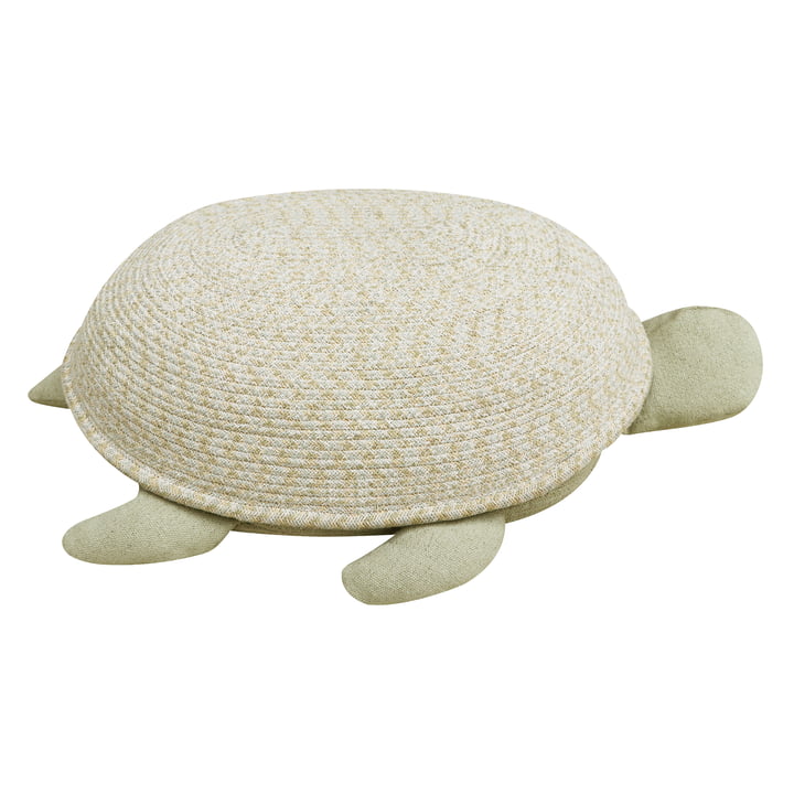 Sea Turtle Storage basket from Lorena Canals in the version nature / olive