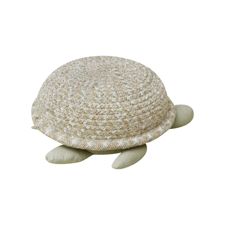 Sea Turtle Storage basket from Lorena Canals in the version nature / olive