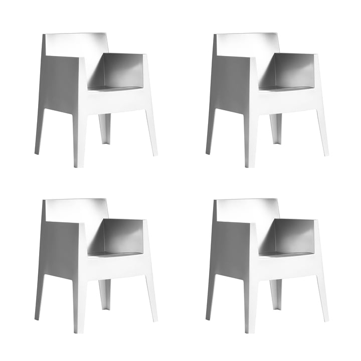 Driade - Toy Armchair Outdoor, white (set of 4)