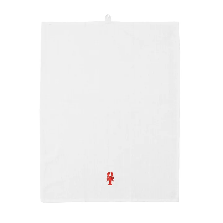 Yummy Tea towel from Normann Copenhagen in the version Lobster