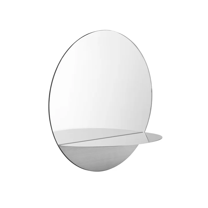Normann Copenhagen - Horizon Mirror, round, stainless steel