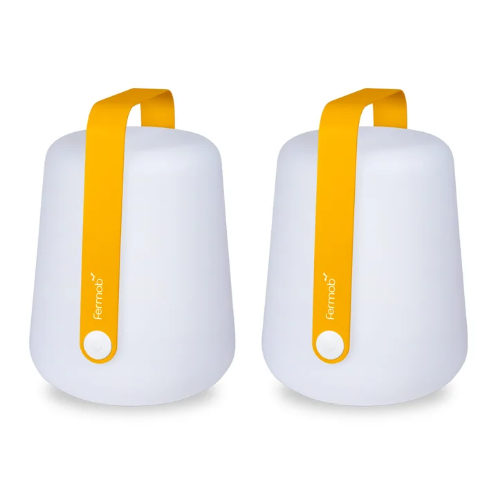 Fermob - Balad Battery LED lamp, H 38 cm, honey (set of 2)
