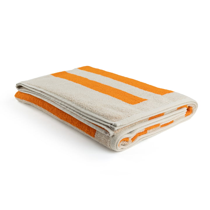 Meryl bath towel from Studio Zondag in the version camel / orange