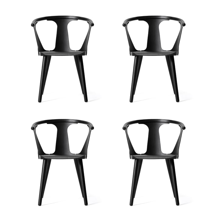 & Tradition - In Between Chair SK1, black stained oak (set of 4)