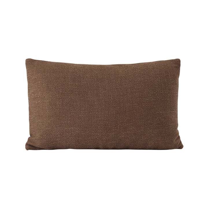 Muuto - Mingle Cushion, 35 x 55 cm, copper brown / light blue