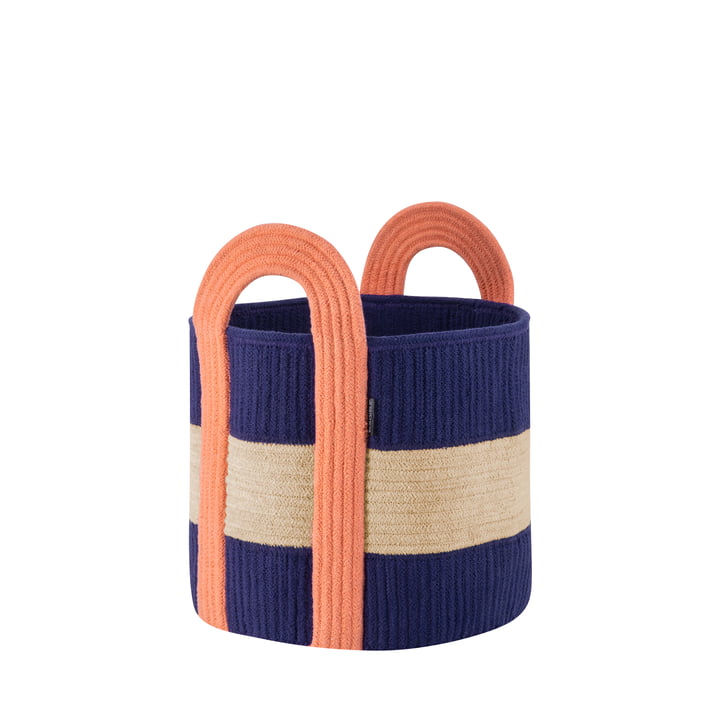 Basket Colombo from Remember in the design blue / coral