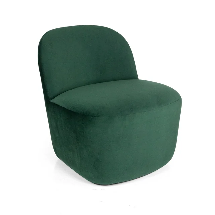 Clare Big Armchair from Studio Zondag in the dark green / flow velvet version