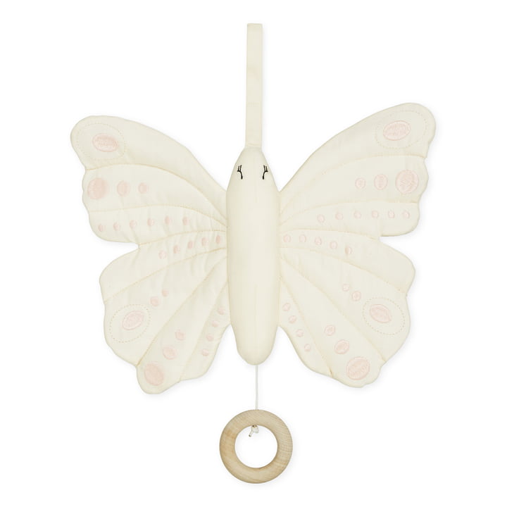Butterfly music box from Cam Cam Copenhagen in the color antique white