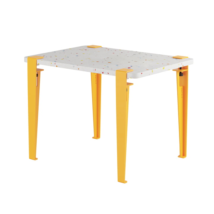 Children's desk Tutti Frutti, recycled plastic, sunny yellow from TipToe