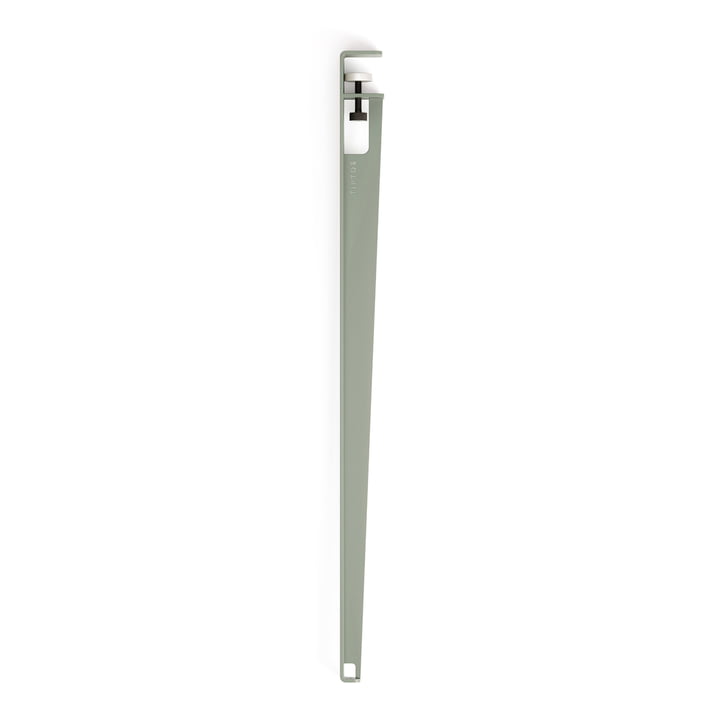 TipToe - Table leg H 90 cm, eucalyptus gray