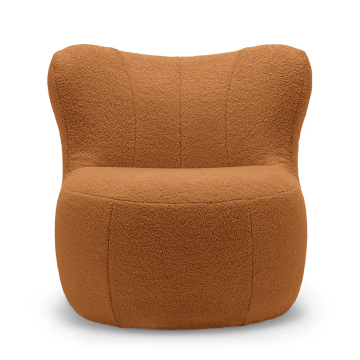 freistil - 173 Armchair (Teddy Edition), orange brown (6534)