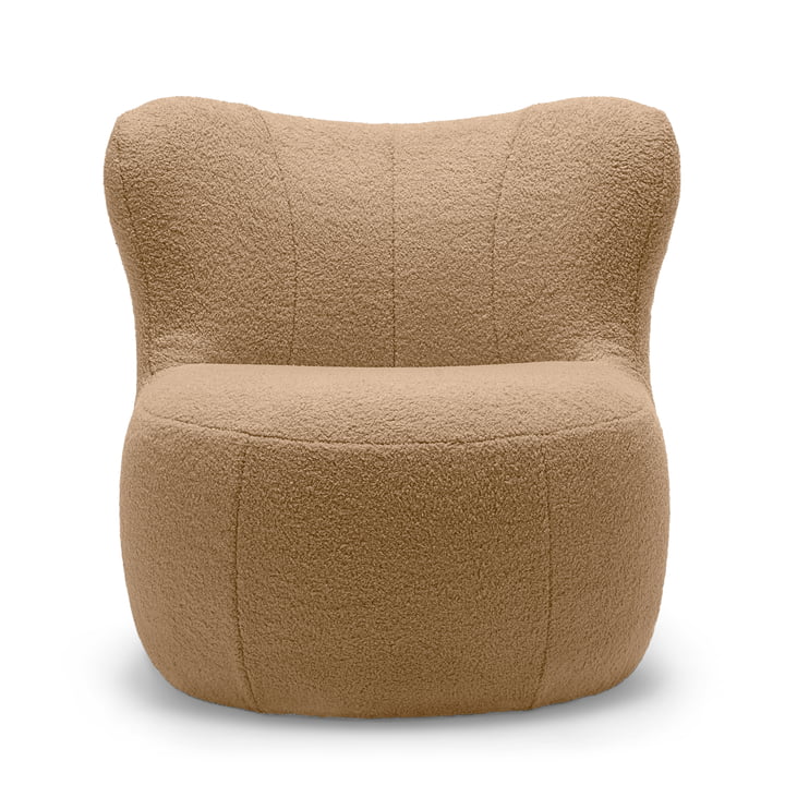 freistil - 173 armchair (Teddy Edition), brown beige (6533)