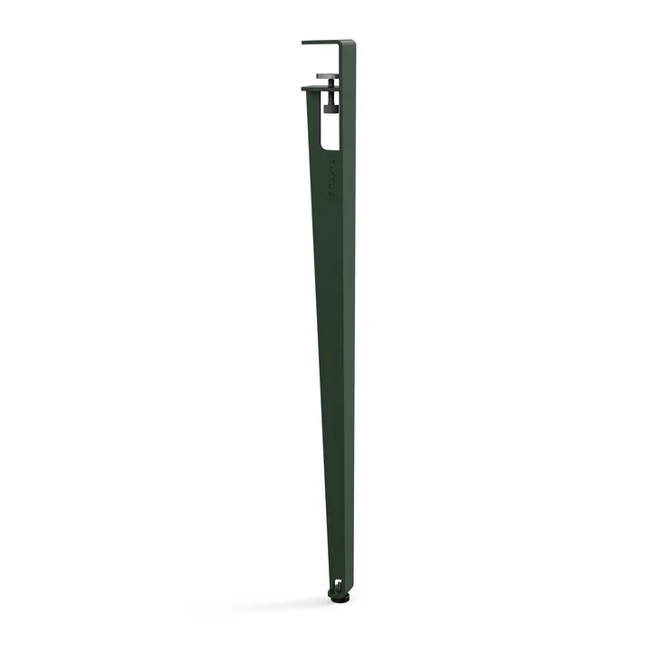Table leg for outdoor use, 75 cm, forest green by TipToe