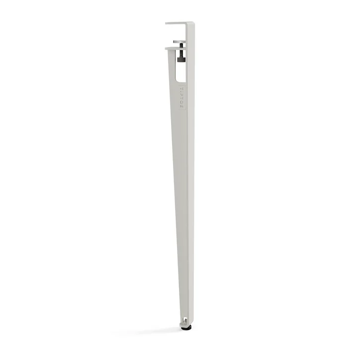 Table leg for outdoor use, 75 cm, chalk gray by TipToe
