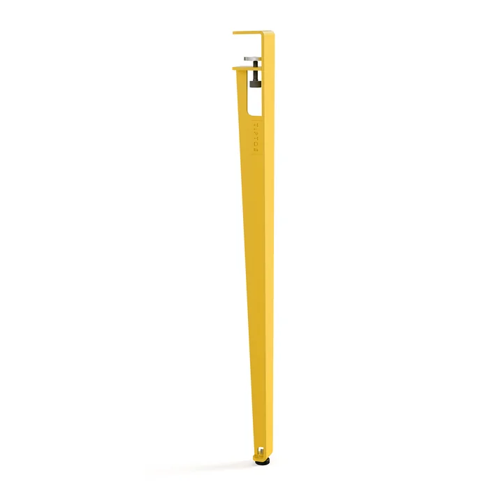 Table leg for outdoor use, 75 cm, sun yellow by TipToe