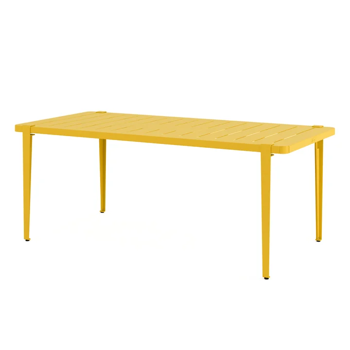 Garden table MIDI collection, 190 x 90 cm, sun yellow by TipToe
