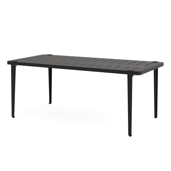 Garden table MIDI Collection, 190 x 90 cm, graphite black from TipToe