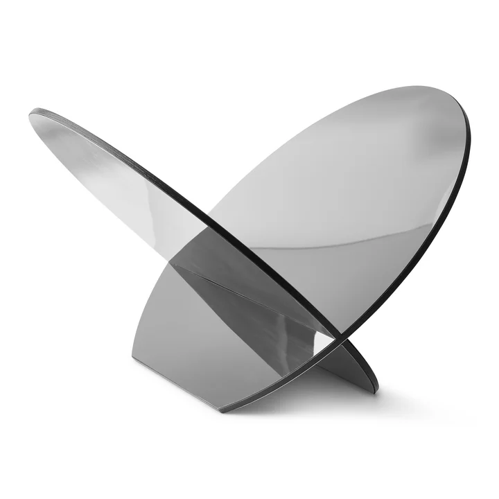 Silia Magazine holder, stainless steel from Gejst