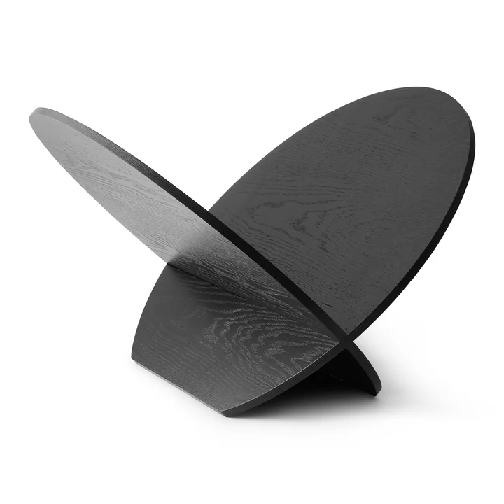 Silia Magazine holder, oak / black from Gejst