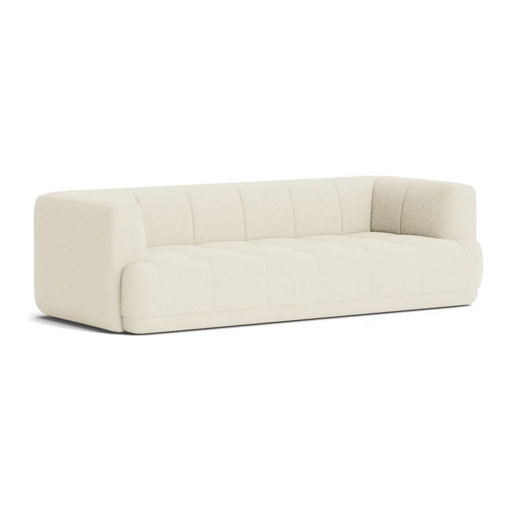 Quilton 3-seater sofa, Flamiber cream from HAY