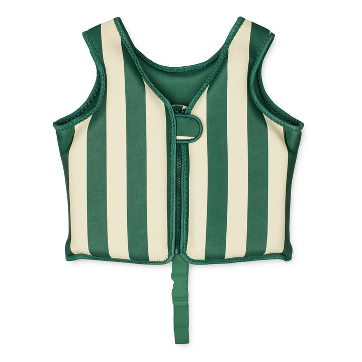 Dove Life jacket, 15 - 18 kg, stripe garden green / creme de la creme by LIEWOOD