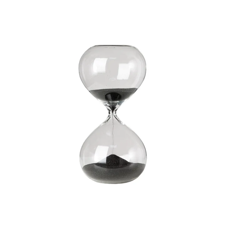 Pols Potten - Ball Hourglass S, black