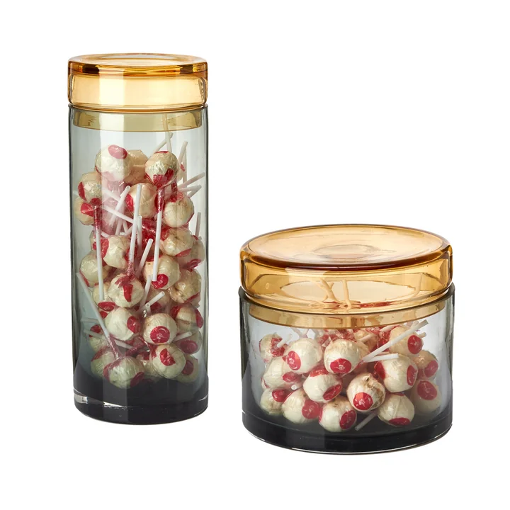 Pols Potten - Caps & Jars Storage tin, multicolored