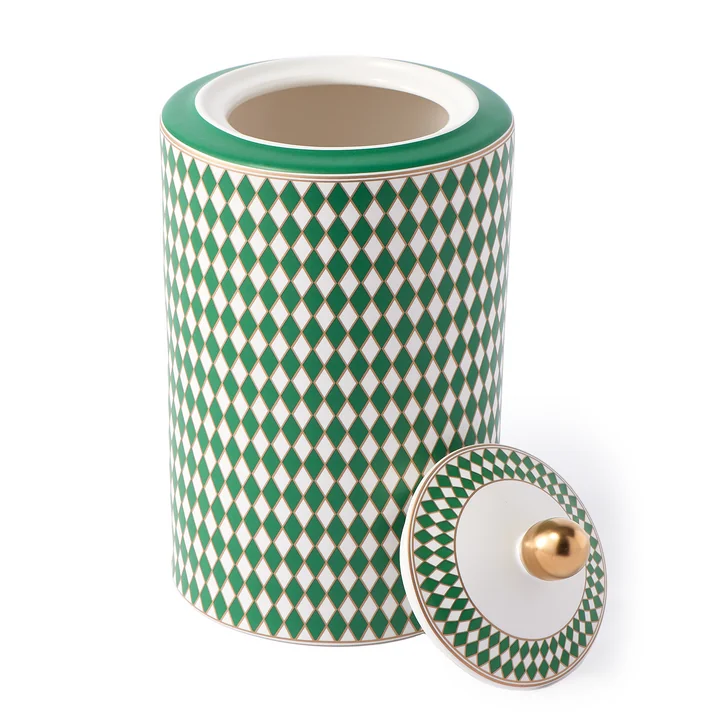 Pols Potten - Chess Storage box, H 26 cm, dark green